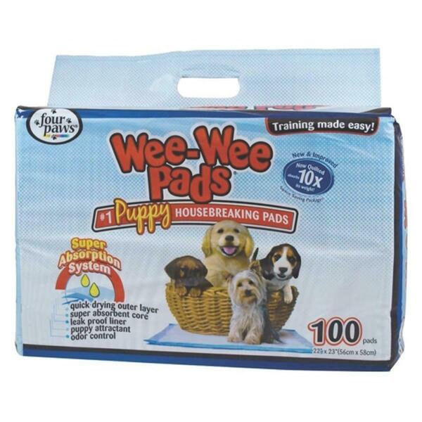Four Paws International Wee Wee Pads Puppies, 100202089-01639, 100PK 435177
